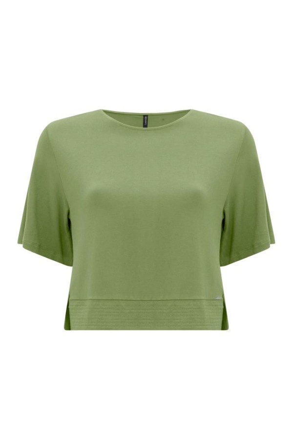 Blusa Lunender Cropped Verde