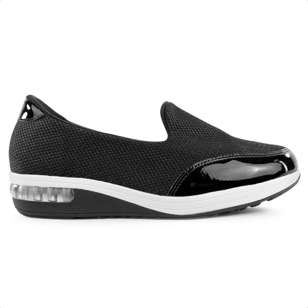 Encontraproduto.com.br - Tênis Modare Slip On Casual Bolha Feminino Preto