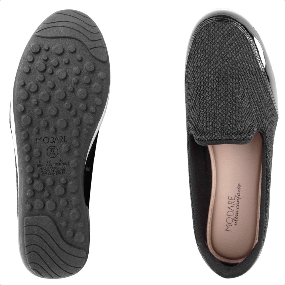 Encontraproduto.com.br - Tênis Modare Slip On Casual Bolha Feminino Preto