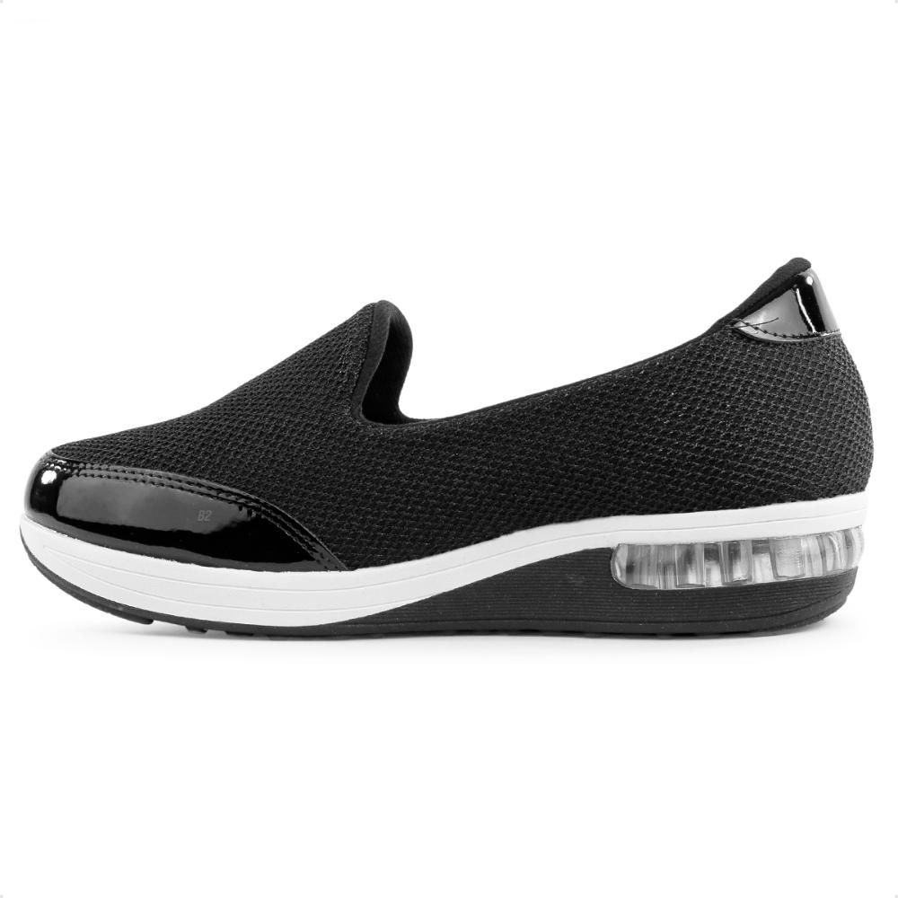 Encontraproduto.com.br - Tênis Modare Slip On Casual Bolha Feminino Preto