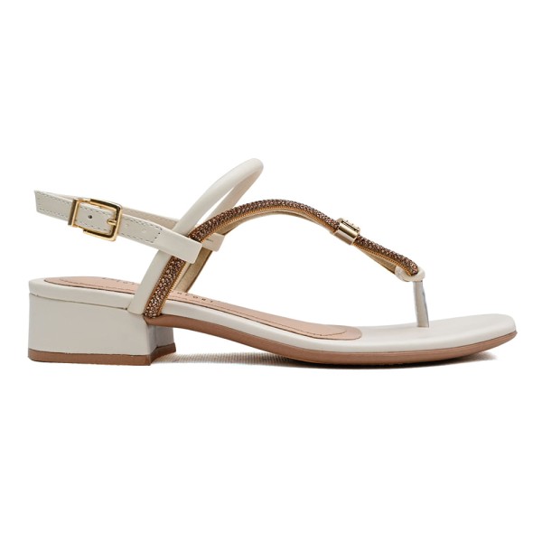 Encontraproduto.com.br - Sandália Salto Ramarim Coconut Feminina