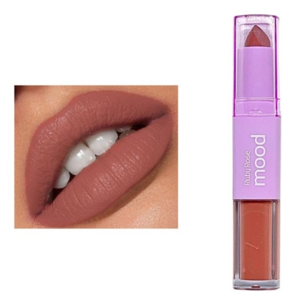 Batom Duo Matte Ruby Rose Mood Hb861410 Cm10