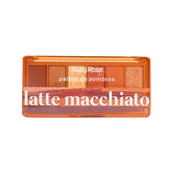 Encontraproduto.com.br - Paleta De Sombras Latte Macchiato Hbf531 - Ruby Rose