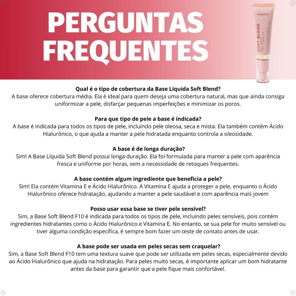 Encontraproduto.com.br - Base Líquida | Soft Blend | Ruby Rose