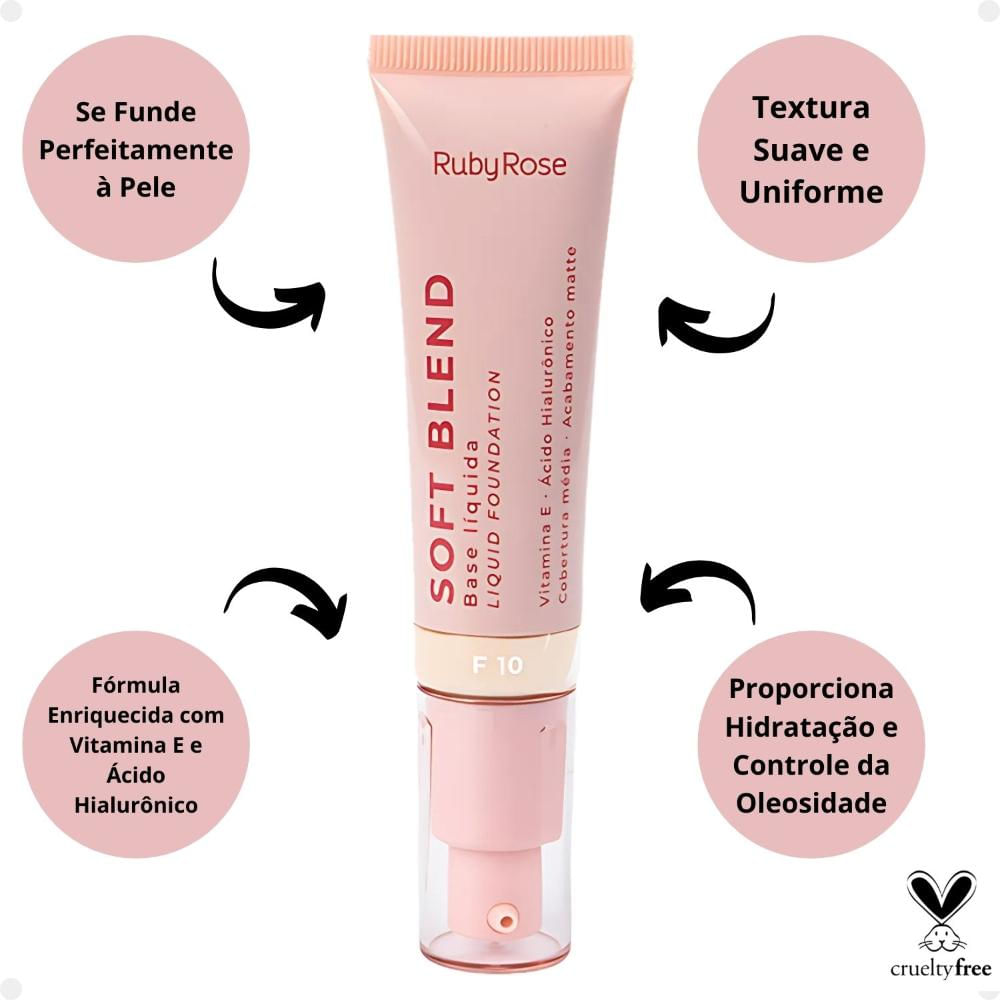 Encontraproduto.com.br - Base Líquida | Soft Blend | Ruby Rose