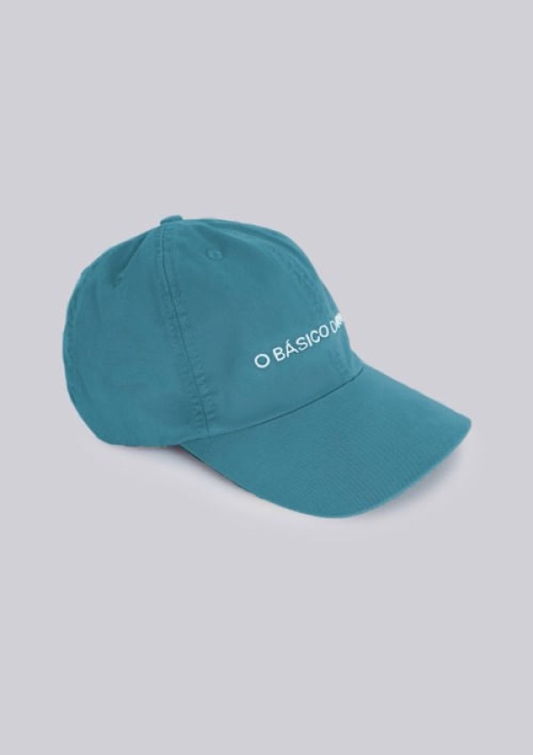 Encontraproduto.com.br - Boné Masculino Aba Curva Com Bordado - Azul