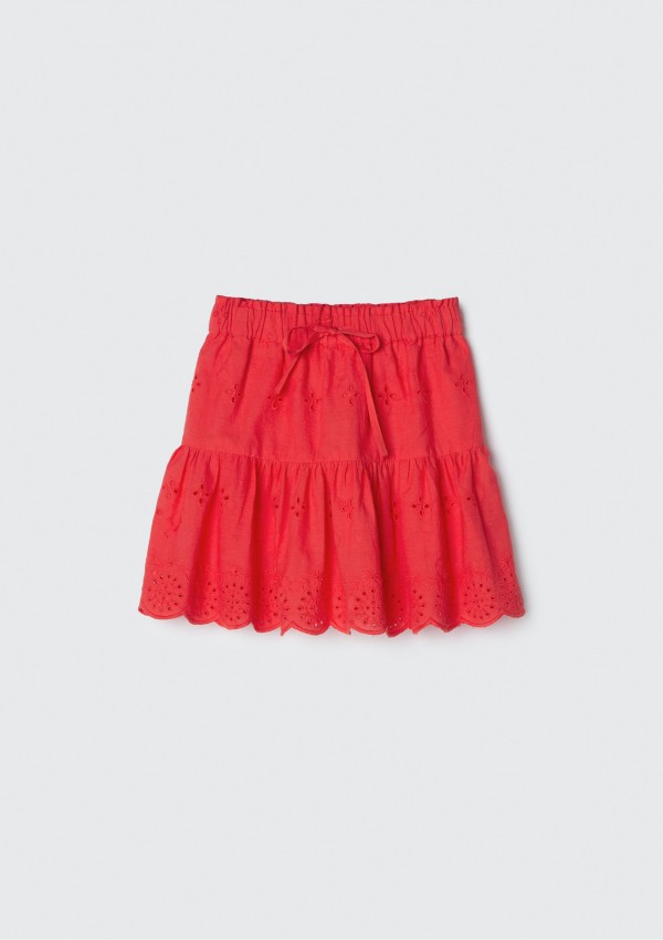 Encontraproduto.com.br - Shorts Infantil Menina - Vermelho