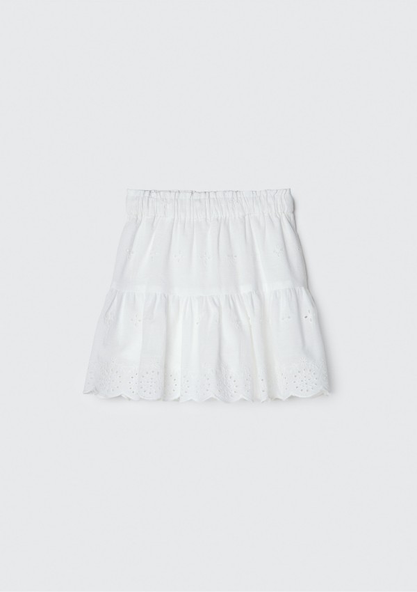 Encontraproduto.com.br - Shorts Infantil Menina - Branco
