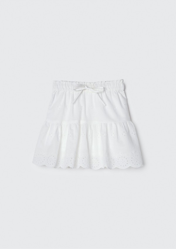 Encontraproduto.com.br - Shorts Infantil Menina - Branco