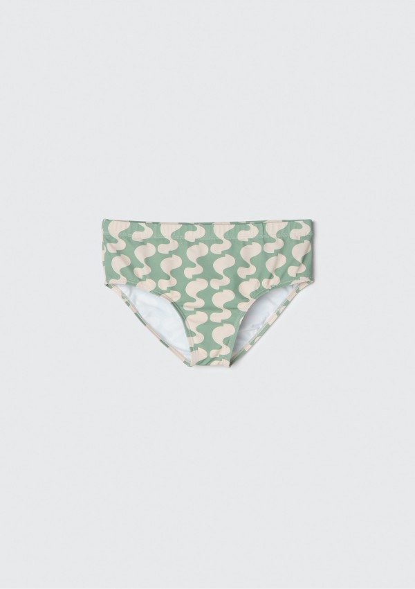 Encontraproduto.com.br - Sunga Infantil Box Com Proteção UV - Verde