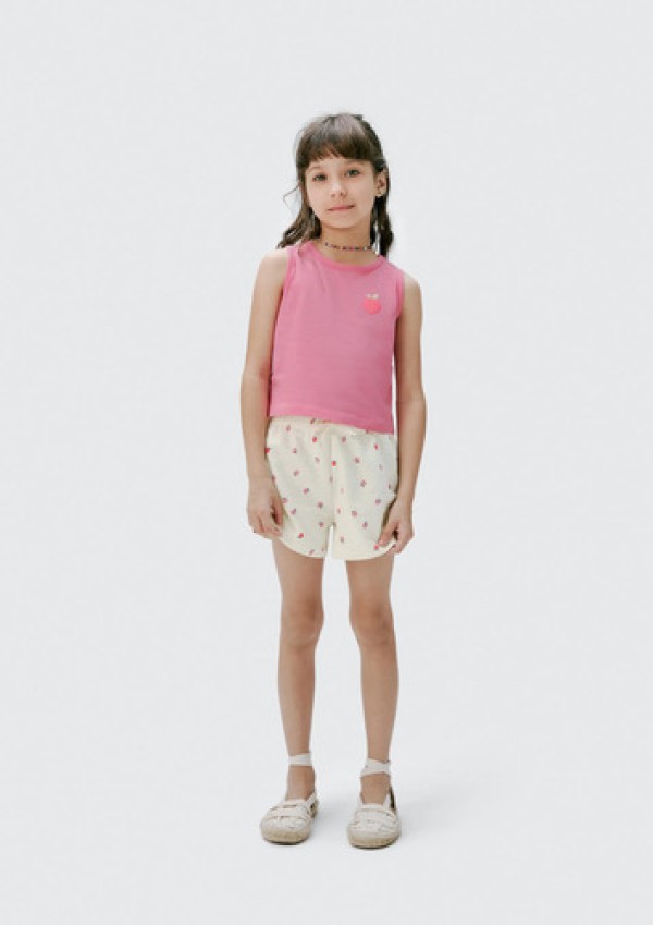 Encontraproduto.com.br - Conjunto Curto Infantil Menina - Cinza
