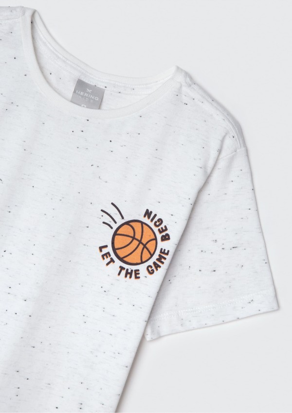 Encontraproduto.com.br - Conjunto Curto Infantil Menino Regular - Off white