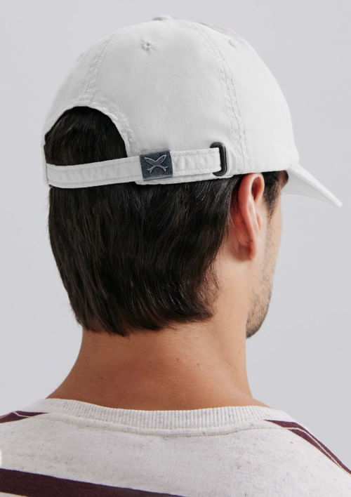 Encontraproduto.com.br - Boné Masculino Aba Curva Com Bordado - Bege