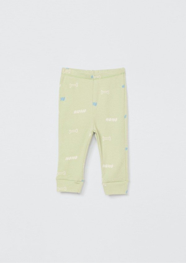 Encontraproduto.com.br - Conjunto Bebê Menino Em Ribana Com Body e Calça - Verde