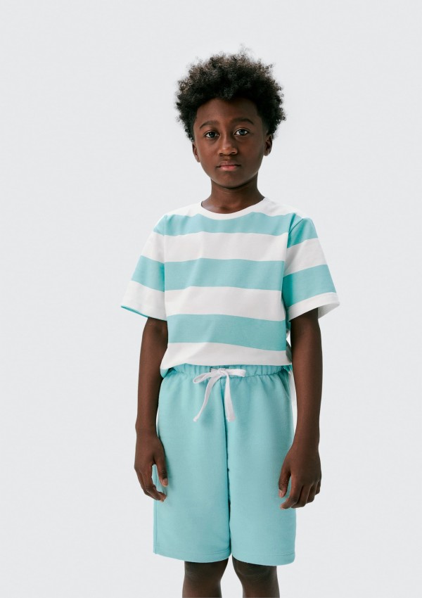 Encontraproduto.com.br - Conjunto Curto Infantil Menino Regular - Laranja