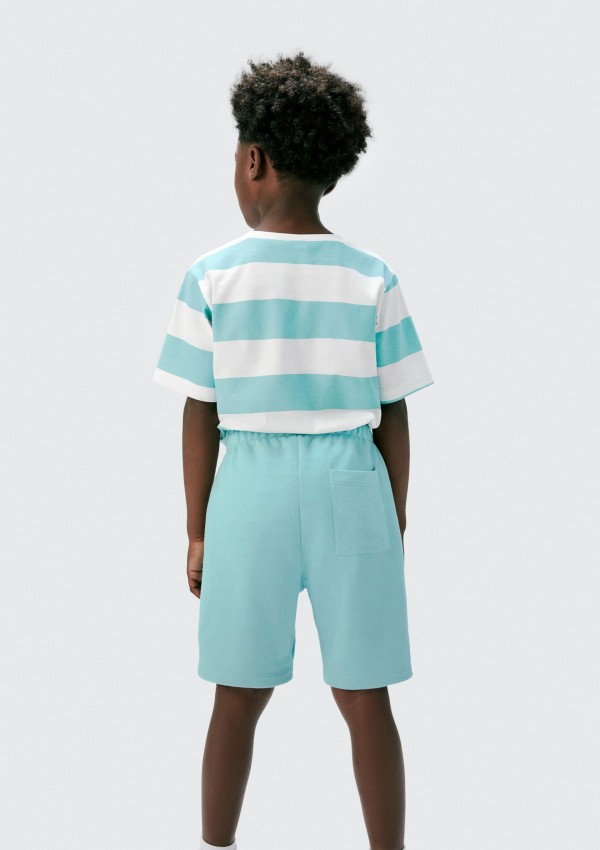 Encontraproduto.com.br - Conjunto Curto Infantil Menino Regular - Laranja