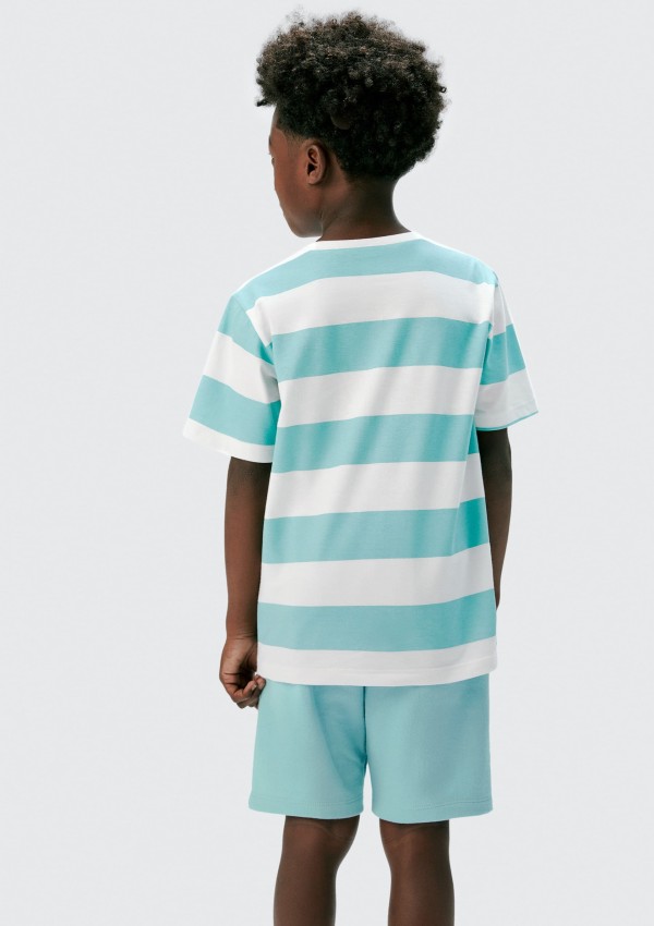 Encontraproduto.com.br - Conjunto Curto Infantil Menino Regular - Laranja