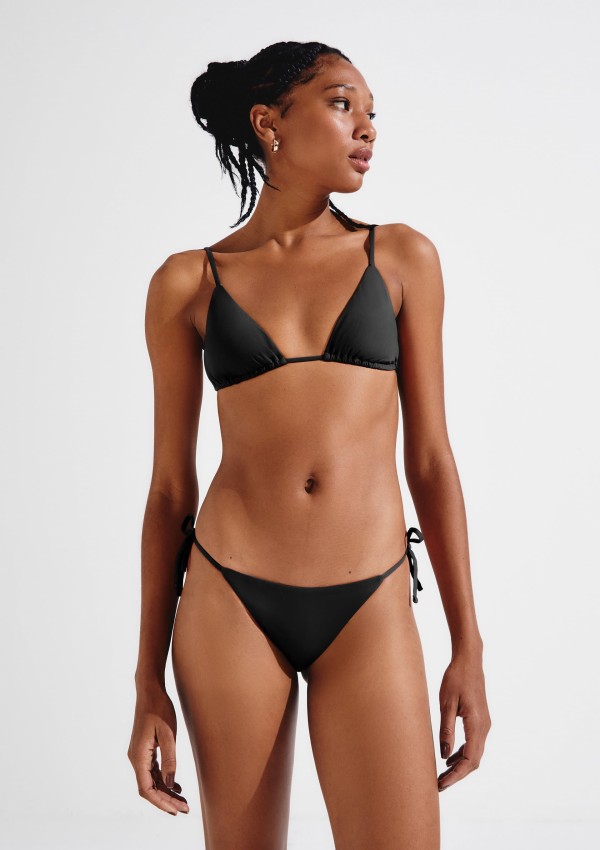 Encontraproduto.com.br - Biquíni Calcinha Tanga Com Fio LYCRA - Preto