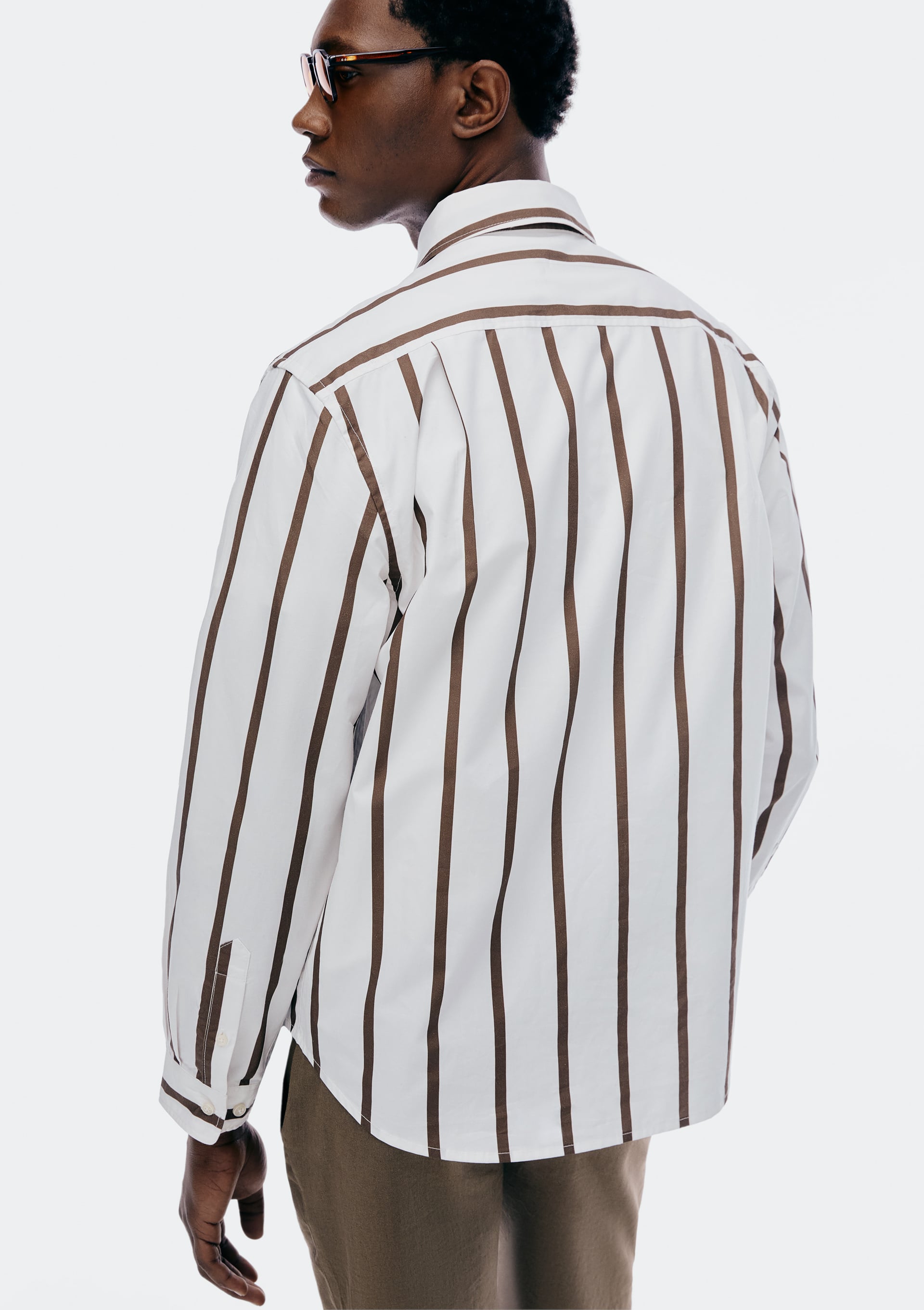 Encontraproduto.com.br - Camisa Masculina Manga Longa Fio Tinto Hering