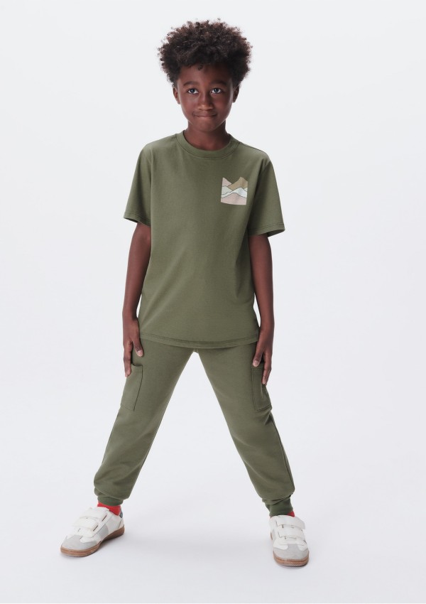 Conjunto Infantil Unissex Com Estampa - Verde