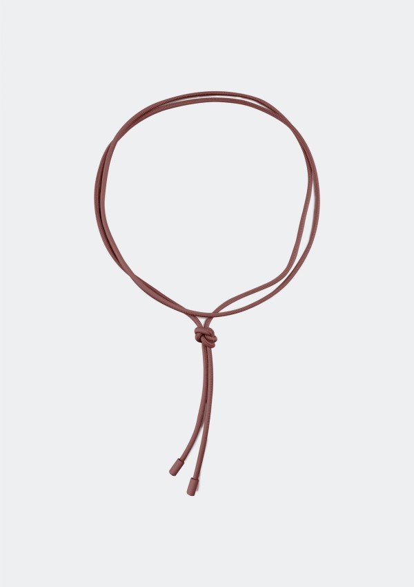 Encontraproduto.com.br - Cinto Feminino Fino Cordão - Marsala