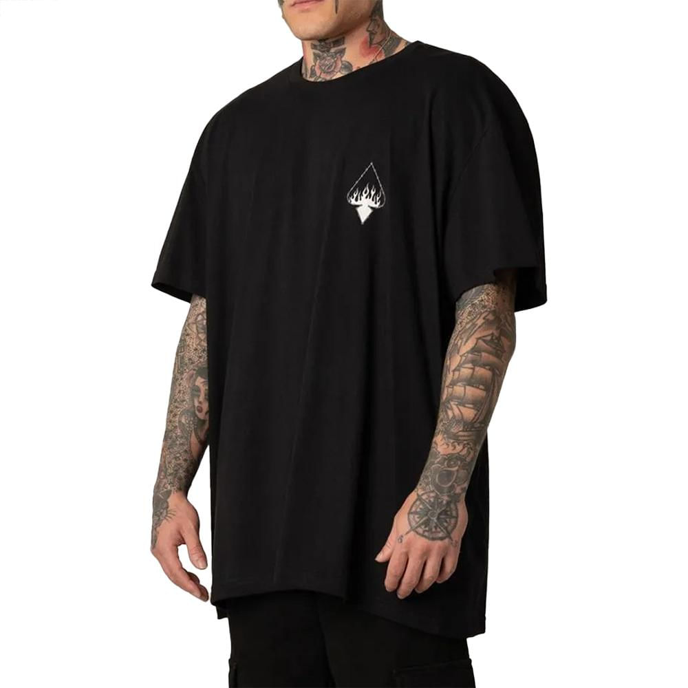 Camiseta MCD Espada Arame Enfarpado Oversized SM25 Preto