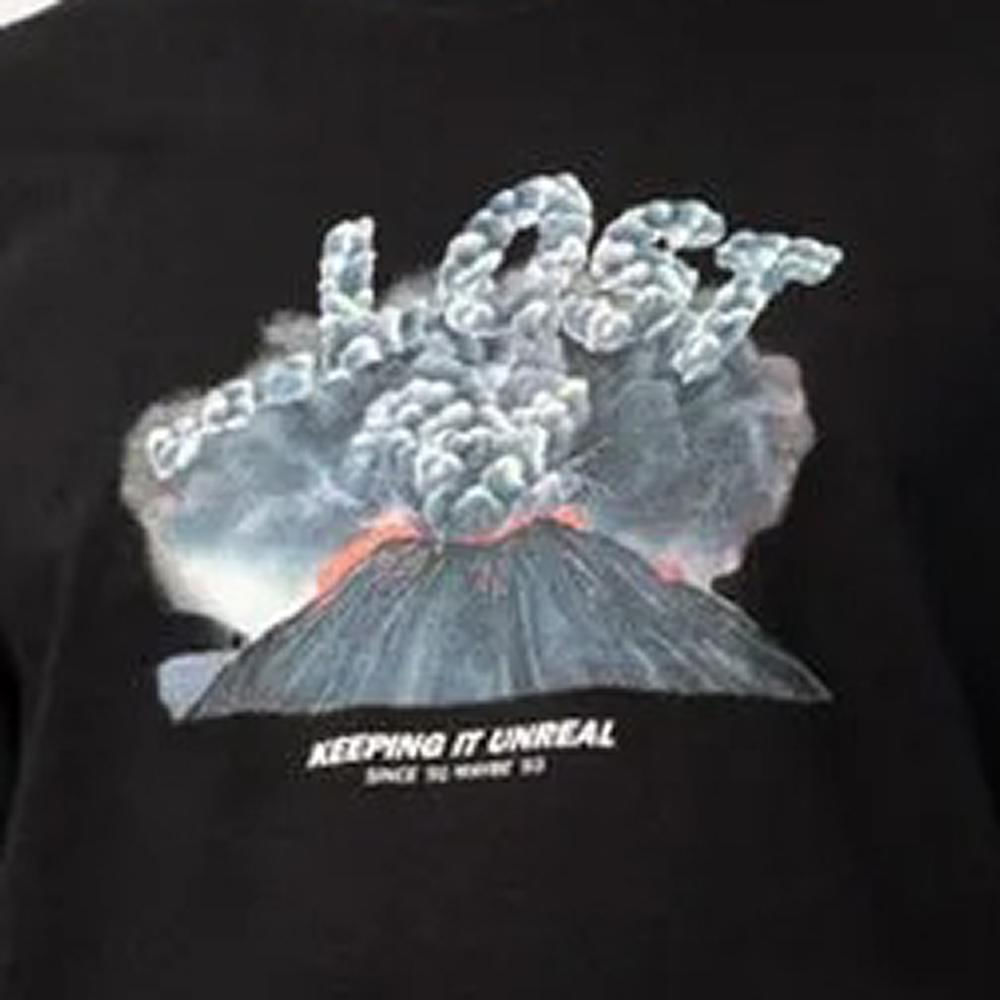 Camiseta Lost Volcano SM25 Masculina Preto