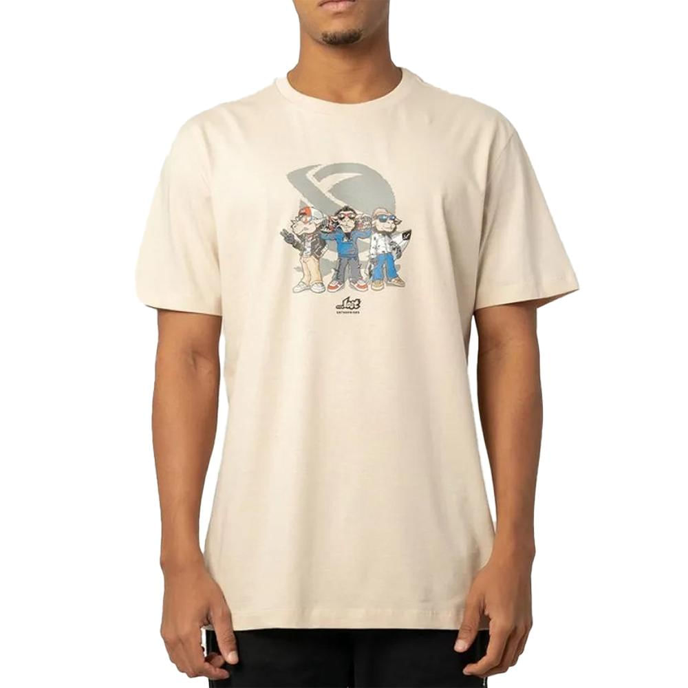 Camiseta Lost Crew SM25 Masculina Tapioca