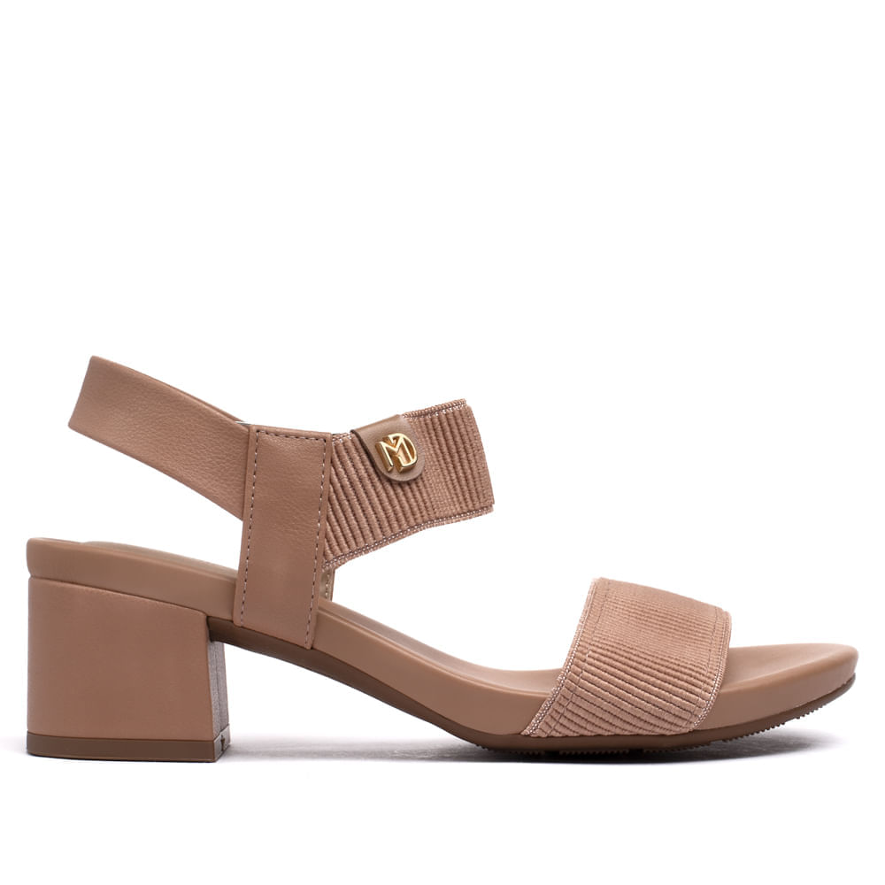 Encontraproduto.com.br - Sandália Feminina Modare Ultraconforto Salto Grosso - 7187100