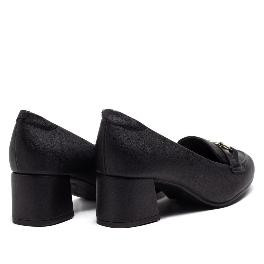 Encontraproduto.com.br - Sapato Feminino Modare com Salto Bloco Preto