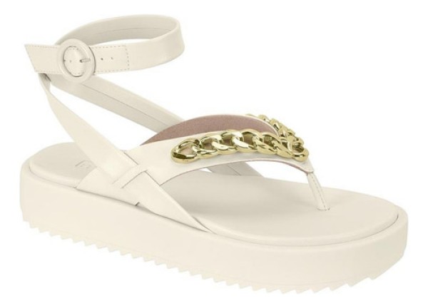 Sandália Feminina Flatform Moleca - 54891109569