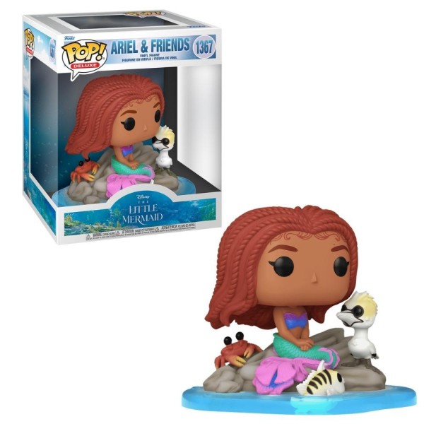 Encontraproduto.com.br - Boneco Funko POP! Deluxe Ariel with Friends