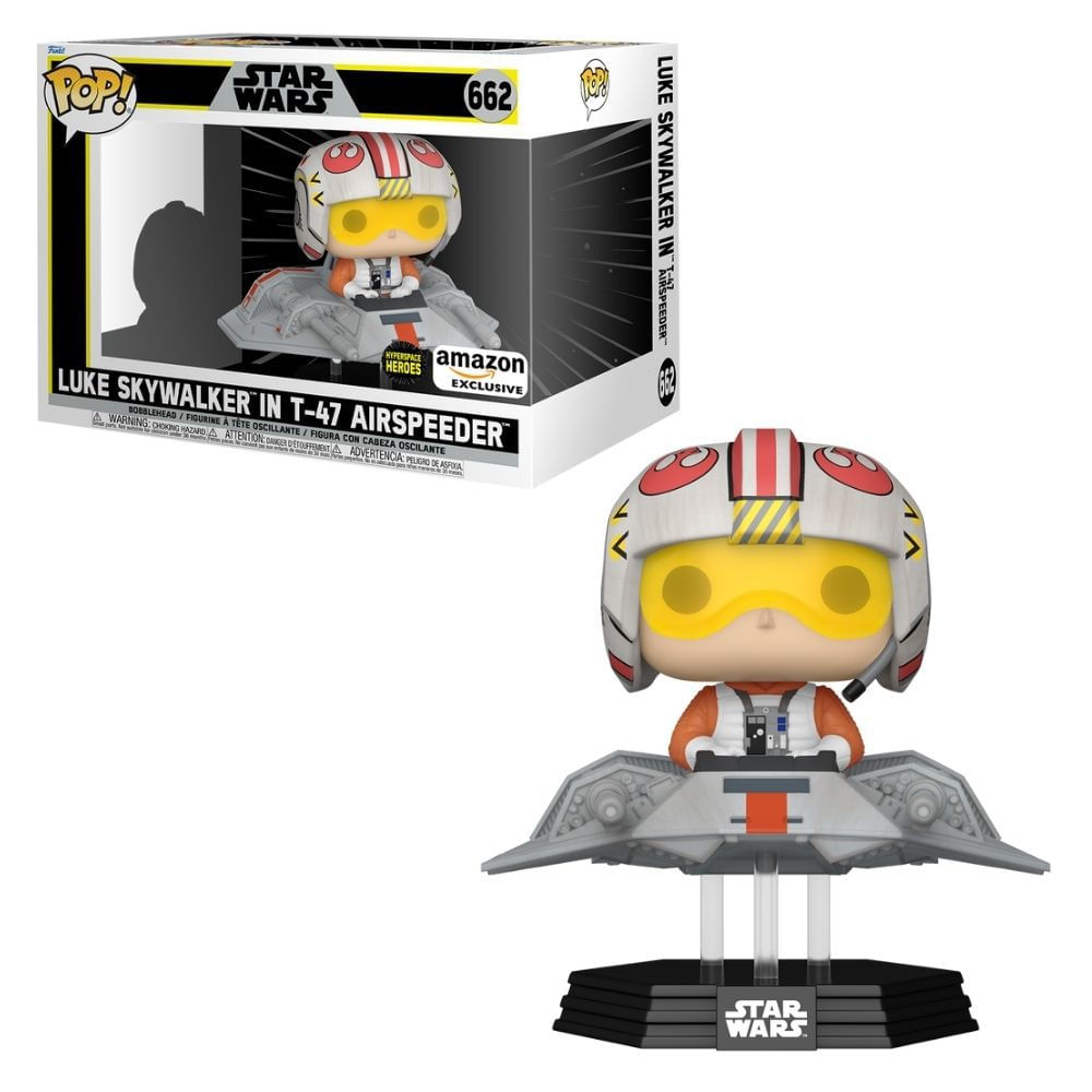 Encontraproduto.com.br - Boneco Funko POP Rides Super Deluxe SW Luke Skywalker inT-47