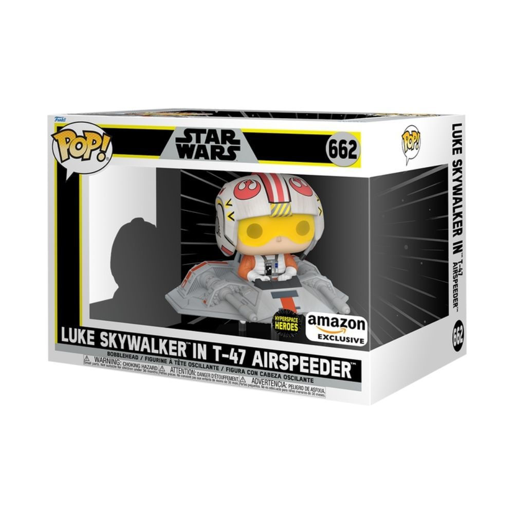 Encontraproduto.com.br - Boneco Funko POP Rides Super Deluxe SW Luke Skywalker inT-47