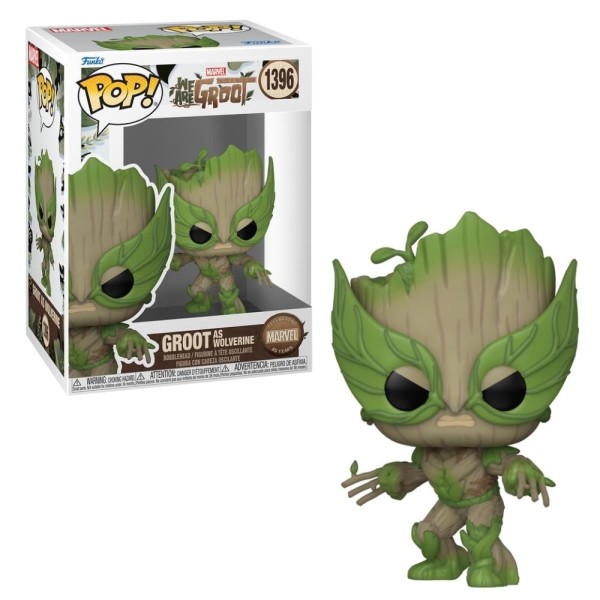 Encontraproduto.com.br - Boneco Funko Pop! Marvel 85 Anos - Groot como Wolverine