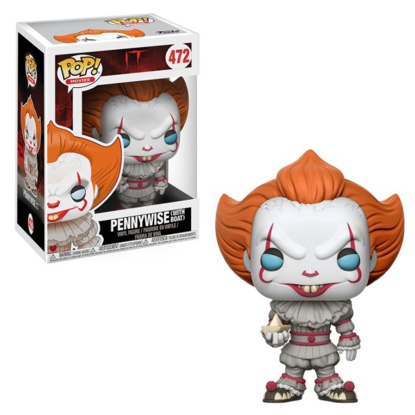 Encontraproduto.com.br - It - Pennywise With Boat (472) - Funko