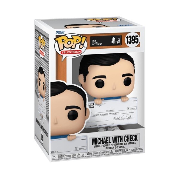Encontraproduto.com.br - Boneco Funko Pop! The Office- Michael com Cheque