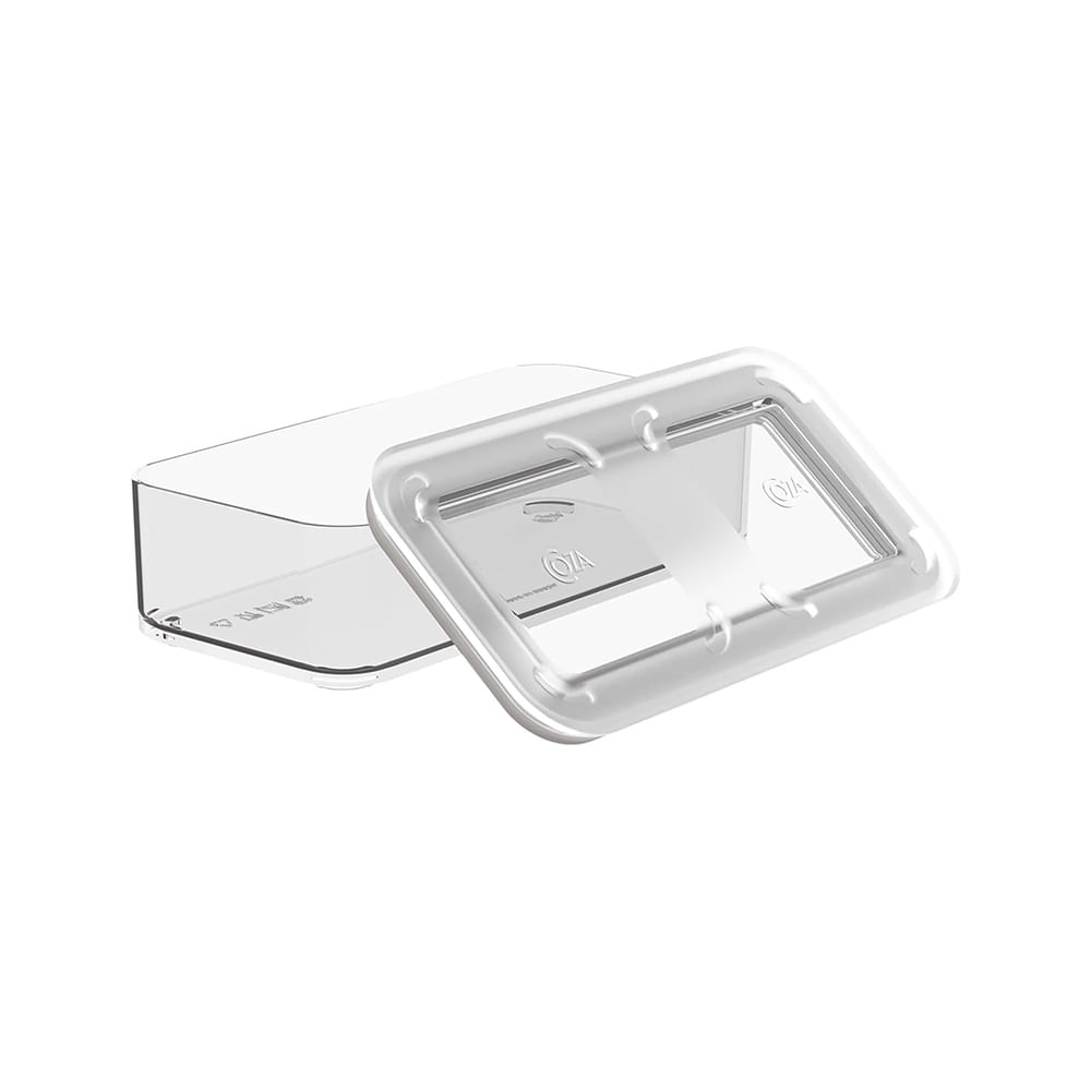 Encontraproduto.com.br - Pote Hermético Modo Retangular 530ML Cristal Coza