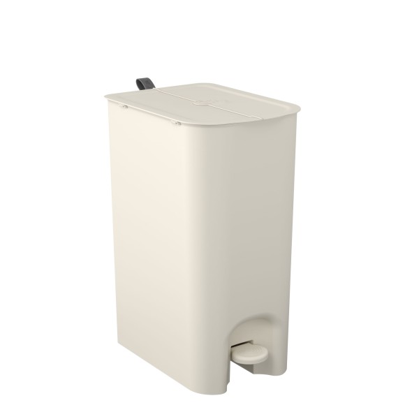 Lixeira Borboleta com Pedal Coza 20L Light Gray