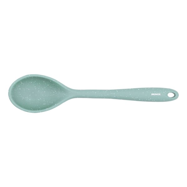 Encontraproduto.com.br - Colher Silicone Brinox 27,5cm Linha Flex Verde