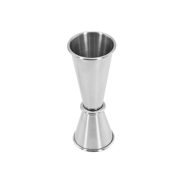 Encontraproduto.com.br - Dosador de Bebida Duplo 25/50 ml Aço Inoxidável Metálico Brinox