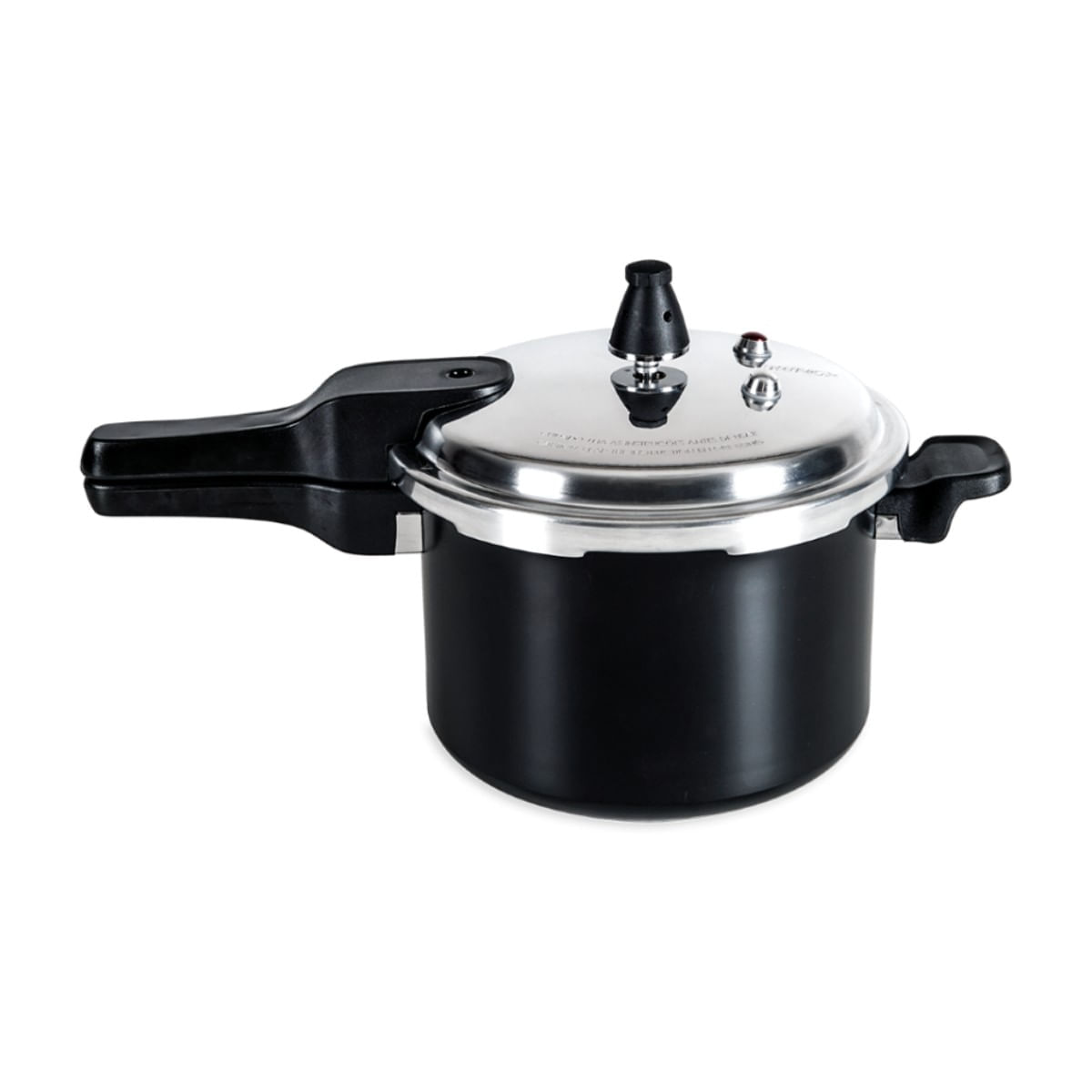 Encontraproduto.com.br - Panela de Pressão 20 cm 4,2 L Fundo de Indução Estrutura Alumínio Antiaderente Pro-Ceramic Premium Cor Preto Linha Ceramic Life Super Brinox