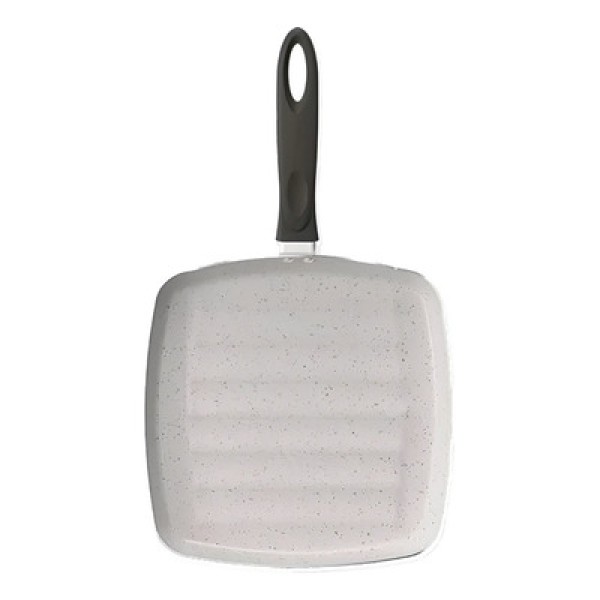 Grill 24 cm Revestimento Cerâmico Antiaderente Mineral Resist Cor Vanilla Ceramic Life Suprema Brinox