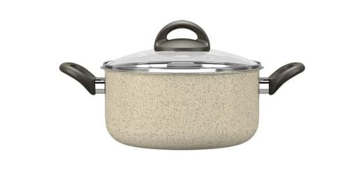Encontraproduto.com.br - Jogo de Panelas Brinox Antiaderente Ceramic Life 5 Peças Suprema Vanilla