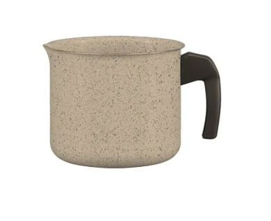 Encontraproduto.com.br - Jogo de Panelas Brinox Antiaderente Ceramic Life 5 Peças Suprema Vanilla