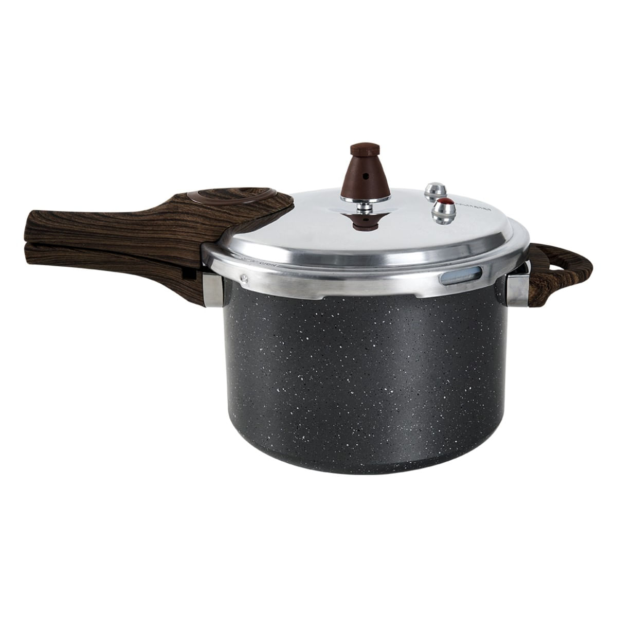 Encontraproduto.com.br - Panela de pressão Brinox Ceramic Life Pressure fundo de Indução 4,2 litros granito