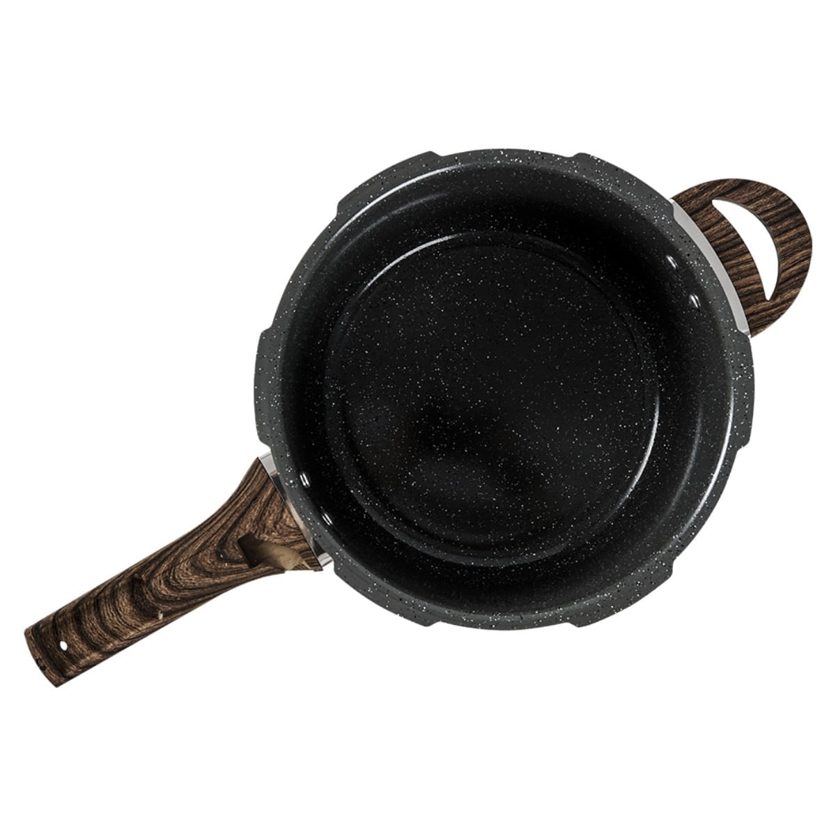 Encontraproduto.com.br - Panela de pressão Brinox Ceramic Life Pressure fundo de Indução 4,2 litros granito