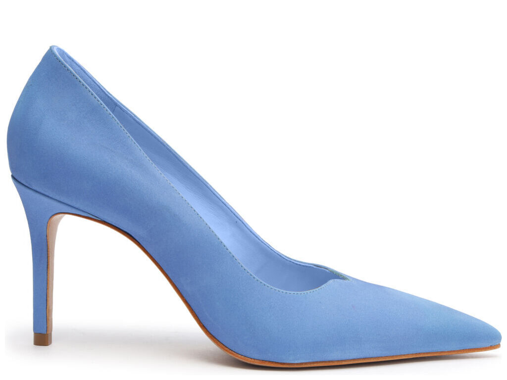 Scarpin Schutz Nobuck Azul S22059