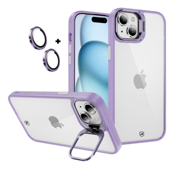 Encontraproduto.com.br - Capa para iPhone 15 - Gravity Lilás - Gshield