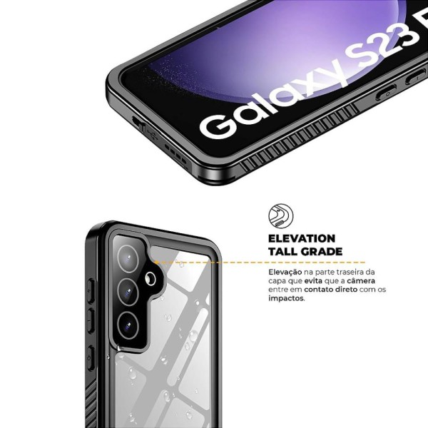 Encontraproduto.com.br - Capa à Prova Dágua Nautical Para Samsung Galaxy S23 Fe - Gshield
